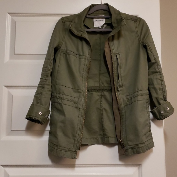 Madewell Fleet Jacket in Olive - Picture 1 of 4